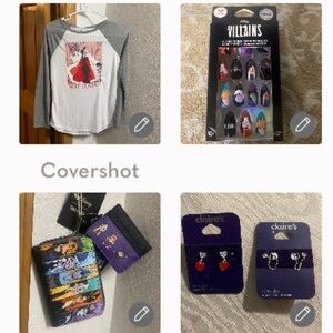 Villians💅Stick-ons+Cruella Not Today SP+2 925 Studs+ID holder+Loungefly wallet